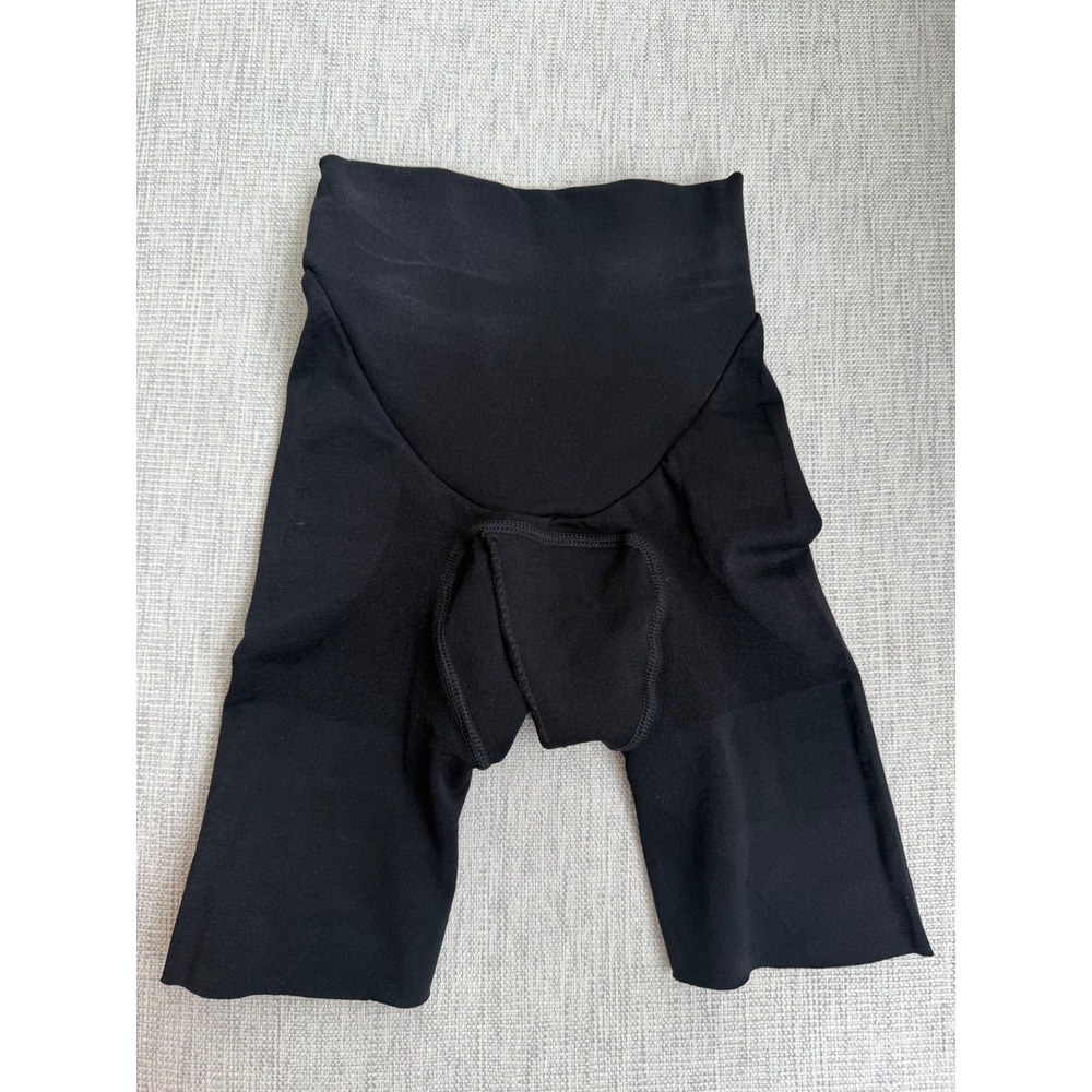 Yahaira Black High Waisted Shapewear Shorts Firm Compression Small Made in Italy